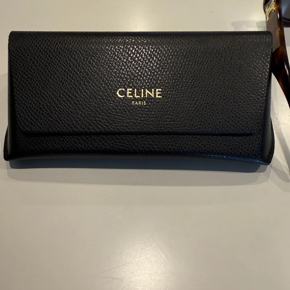 COPY - Celine Triomphe Tortoise Sunglasses - Picture 7 of 12